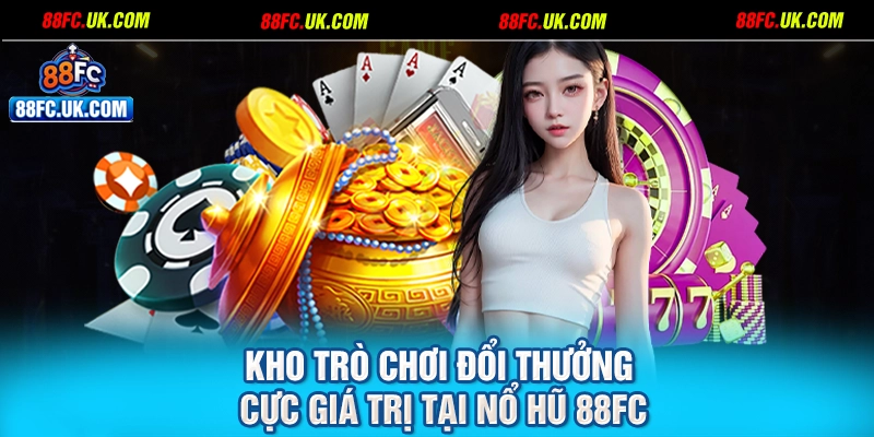 Kho trò chơi đổi thưởng cực giá trị tại nổ hũ 88FC