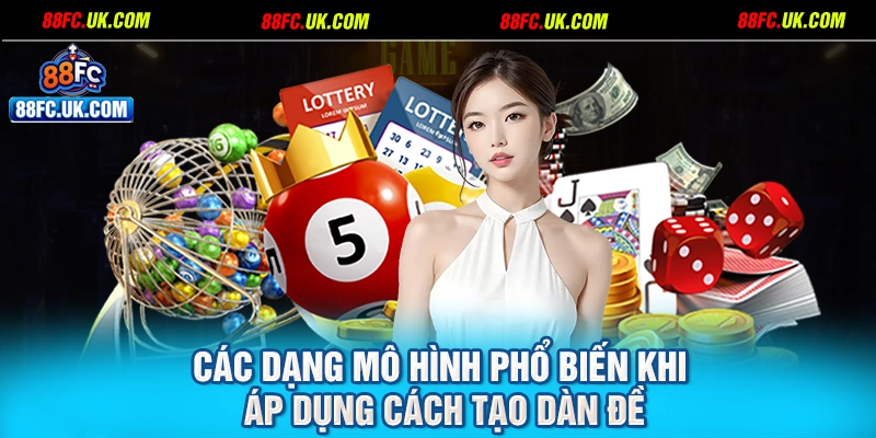 Các dạng mô hình phổ biến khi áp dụng cách tạo dàn đề